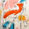 Kathleen Florance, Notes to Self #4, 2024, mixed media on Yupo (Image courtesy Rockland Main Street)