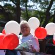 Grand Marshal Bea Dodge, "a beloved Rockland resident known for her warm smile behind the counter at Wasses Hot Dogs for more than 30 years," said the Lobster Festival, in a news release. (Photo by Sarah Thompson)