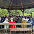 Jason White in the Hexagon at Merryspring. (Photo courtesy Merryspring Nature Center)