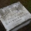 Closeup of headstone