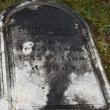 Closeup of headstone