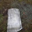 Closeup of headstone