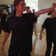 Pearl Hedstrom practices choreography (Photo courtesy KEA Dance Studio)