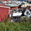 Another view, with dark bruise visible on one sailboat