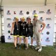 Megunticook’s Mixed Quad finished with commanding style. Hugh Brock, Amy Dyer, Will Schaetzke and Meredith Currier passed three boats leaving the field in their wake by more than a minute in raw time, setting a high bar for the competition and excitement for future races. (Photo courtesy Megunticook Rowing)