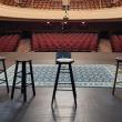 Stools on a stage