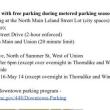 list of free parking