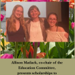Amelia Porter and Norah Gallant with ED Chair Allison Matlack