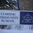 Cushing Community School sign