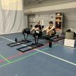 Varsity Boys on the erg