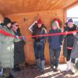 Nicole Littrell, owner of Salty Witch Sauna unveiled the new sauna with a ribbon-cutting event. Photo by Kay Stephens