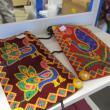 Colorful handmade journals. Photo by Kay Stephens