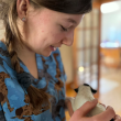 holding animal