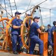 Aboard the Coast Guard cutter Eagle, 2013. (File photo, Lynda Clancy)