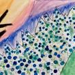 Sixth grade students at Camden Rockport Middle School artwork is hanging in downtown Camden.