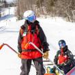 teen pulls rescue sled