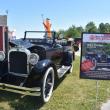 vintage car and sign