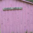 Sign the guest wall after each session. Photo by Kay Stephens