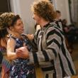 male and female dance together