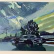 painting, car
