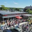 crowd outside store