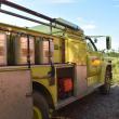 fire truck with wildland gear