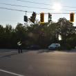 traffic control facing Glen Cove Drive