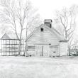 Greattinger, Iowa (Drawing by Rick Cronin)