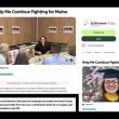 screenshots from the gofundme page