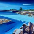 blue ocean scene