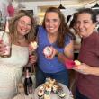 Enjoying cupcakes and champagne at Laugh Loud Smile Big. Photo courtesy Meesh Preston
