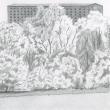 Wild Turkey Distillery, Kentucky. (Drawing by Rick Cronin)