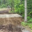 dirt road over a stream