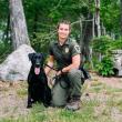 Maine Game Warden K9 Lucy and Game Warden Dory Kulis