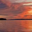 Evening cloud over East Penobscot Bay, looking toward Islesboro. (Photo courtesy Jeanne Thompson King))