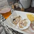 A four-ounce pour of Toasted Vienna Lager from Marshall Wharf Brewing Co. and three oysters from OystHERS Raw Bar. Photo by Kay Stephens