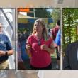 composite image showing the three governor candidates
