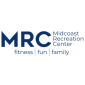 Midcoast Recreation Centers logo, words beneath read Fitness, Fun, Family