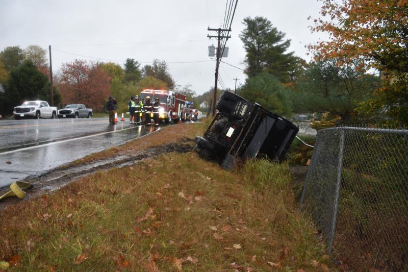 View of scene from the west side