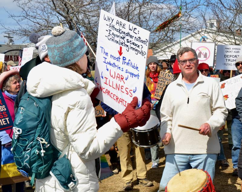 No Kings, Rockland, Maine, March 28, 2026