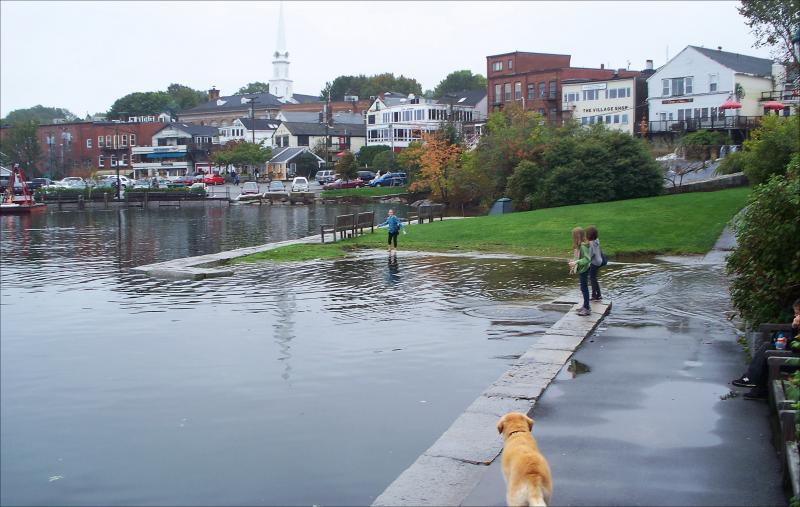 Astronomical high tide in Camden, 2011 (file photo)
