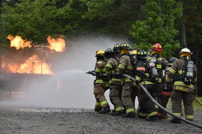 learning to extinguish propane tank flames