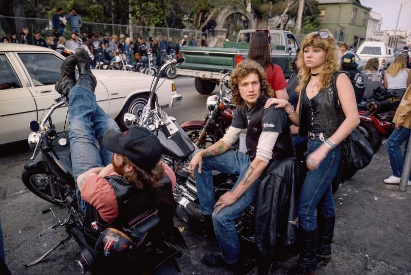motorcycle crowd