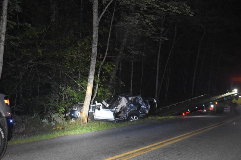 car crash scene