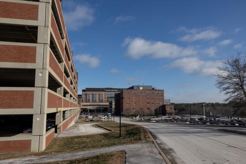 northern light hospital as seen from the parking lot