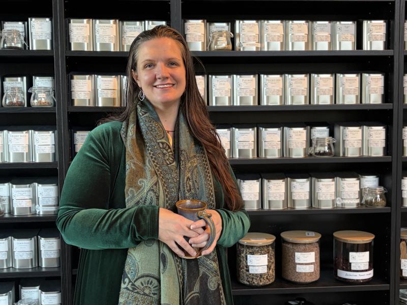Gabrielle Aydnwylde, owner, Tender Nettle Herb Co. in Belfast. Photo courtesy Gabrielle Aydnwylde
