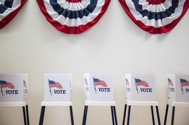voting stands