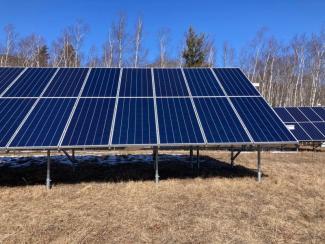 Camden solar array on Sagamore Farm