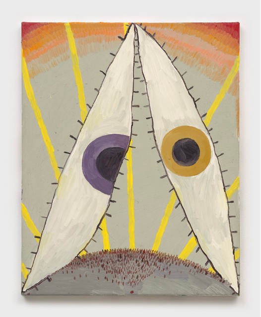 Matt Jones, Dawn V, 2025. Oil on canvas. 20h x 16w in. (Photo courtesy The Parsonage Gallery)