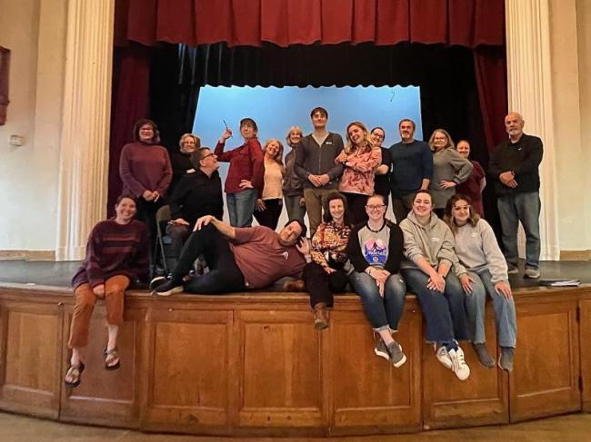 Cast of Watts Halls summer musical The Drowsy Chaperone. (Photo courtesy Watts Hall Community Players)